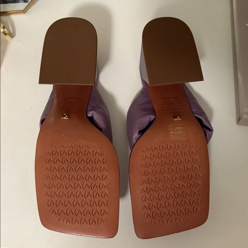 Vicenza Purple Heeled Sandals - Picture 6 of 7